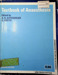 Textbook of Anaesthesia, second edition