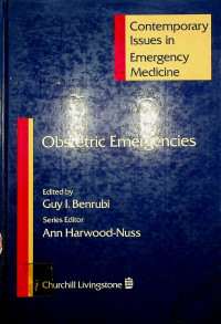 Contemporary Issues in Emergency Medicine, Obstetrics Emergencies