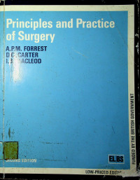 Principles and Practice of Surgery SECOND EDITION