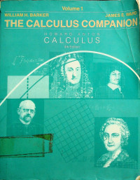 THE CALCULUS COMPANION: CALCULUS, Volume 1, 4th Edition