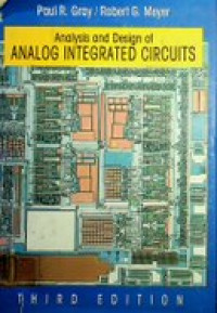 Analysis and Design of ANALOG INTEGRATED CIRCUITS, THIRD EDITION