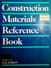 Construction Materials Reference Book