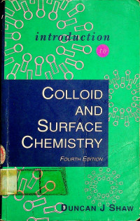 introduction to COLLOID AND SURFACE CHEMISTRY