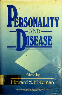 PERSONALITY AND DISEASE