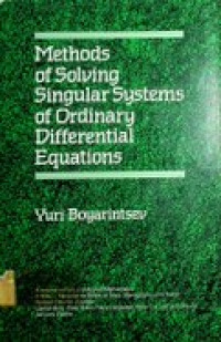 Methods of Solving Singular Systems of Ordinary Differential Equations