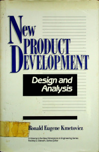 New PRODUCT DEVELOPMENT: Design Analysis