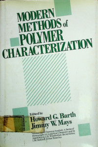 MODERN METHODS of POLYMER CHARACTERIZATION