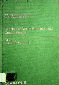 Genetics of Pattern Formation and Growth Control