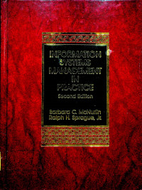 INFORMATION SYSTEMS MANAGEMENT IN PRACTICE, Second Edition