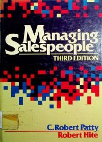 Managing Salespeople, THIRD EDITION