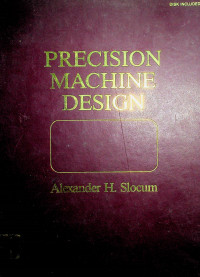 PRECISION MACHINE DESIGN