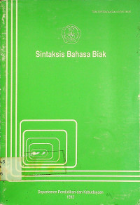 Sintaksis Bahasa Biak