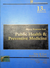 Public Health & Preventive Medicine, 13th Edition