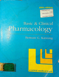 Basic & Clinical Pharmacology, fifth edition
