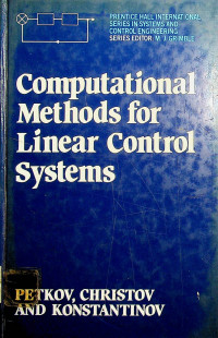 Computational Methods for Linear Control Systems