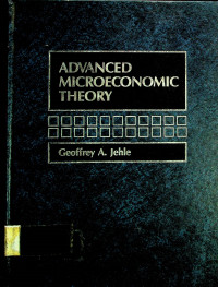 ADVANCED MICROECONOMIC THEORY