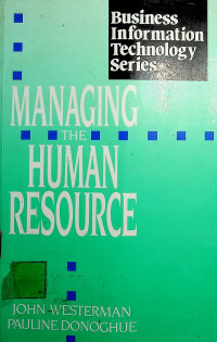 MANAGING THE HUMAN RESOURCE