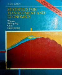 STATISTICS FOR MANAGEMENT AND ECONOMICS, FOURTH EDITION.