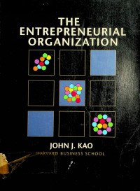 THE ENTERPRENEURIAL ORGANIZATION