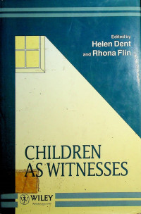 CHILDREN AS WITNESSES