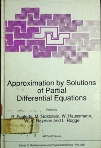 Approximation by Solutions of Partial Differential Equations