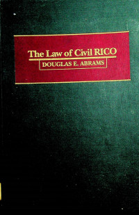 The Law of Civil RICO