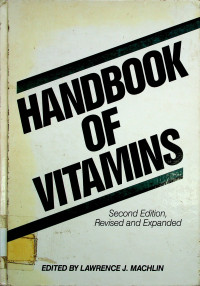 HANDBOOK OF VITAMINS, SECOND EDITION