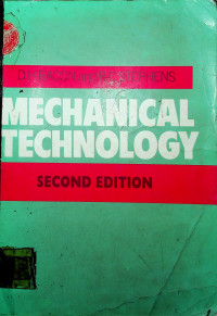 MECHANICAL TECHNOLOGY, SECOND EDITION