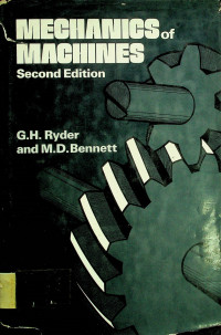 MECHANICS of MACHINES, Second Edition