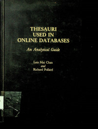 THESAURI USED IN ONLINE DATABASES: An Analytical Guide