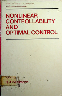 NONLINEAR CONTROLLABILITY AND OPTIMAL CONTROL