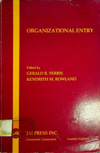 ORGANIZATIONAL ENTRY