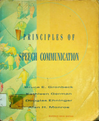 PRINCIPLES OF SPEECH COMMUNICATION, ELEVENTH BRIEF EDITION