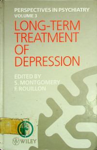 LONG-TERM TREATMENT OF DEPRESSION