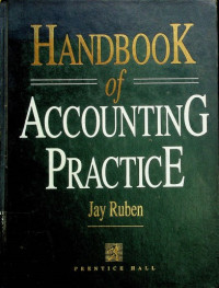 HANDBOO of ACCOUNTING PRACTICE