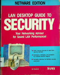 LAN DESKTOP GUIDE TO SECURITY NETWARE EDITION