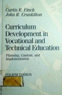 Curriculum Development in Vocational and Technical Education FOURTH EDITION