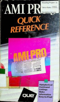 AMI PRO 3 QUICK REFERENCE