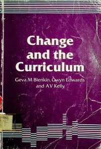 Change and the Curriculum