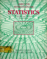 STUDENT STUDY GUIDE STATISTICS: Principles and Methods, Second Edition