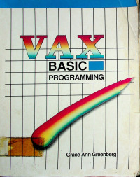 VAX BASIC PROGRAMMING