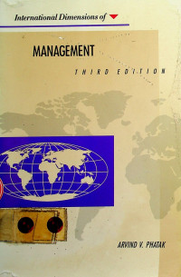 International Dimensions of MANAGEMENT, THIRD EDITION