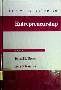 THE STATE OF THE ART OF Entrepreneurship