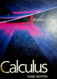 Calculus, THRID EDITION