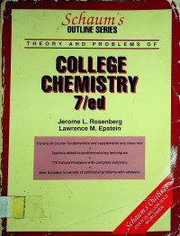 Schaum's OUTLINE OF THEORY AND PROBLEMS OF COLLEGE CHEMISTRY 7/ed
