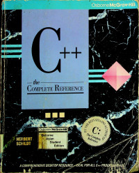 C++ the CPMPLETE REFERENCE