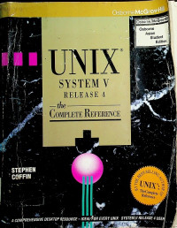 UNIX SYSTEM V RELEASE 4: the COMPLETE REFERENCE