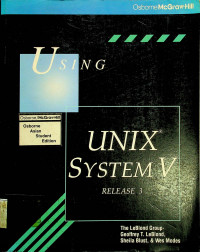 Using UNIX SYSTEM V RELEASE 3