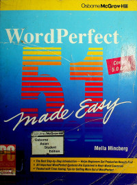 WordPerfect 5.1 made easy