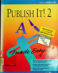 PUBLISH IT ! 2 Made Easy